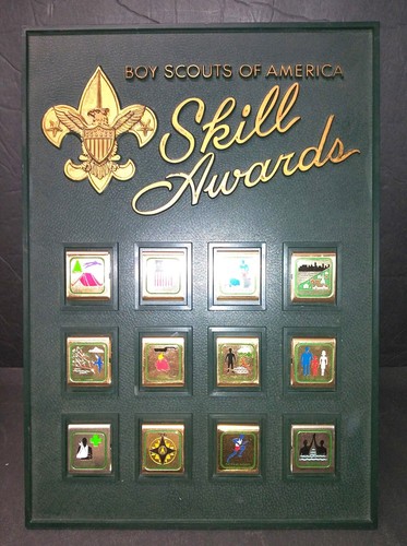 SET Vintage BSA/BOY SCOUTS OF AMERICA Skill Award Display KANTINE Box KOCHSET - Bild 2 von 9