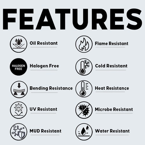 14 Stärke 100 Fuß Anhänger Licht Kabel Kabelbaum 7 Farben neu verkabeln - Bild 6 von 9