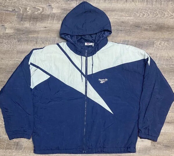 Vintage 90's Heavy Weight Reebok Nylon Jacket size XL | eBay Vintage 90's Heavy Weight Reebok Nylon Jacket size XL | eBay