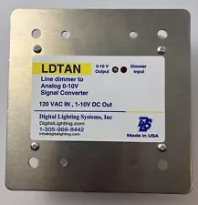 LDTAN-120: Converter 120 VAC dimmer to 0-10V control for LED drivers MADE IN USA