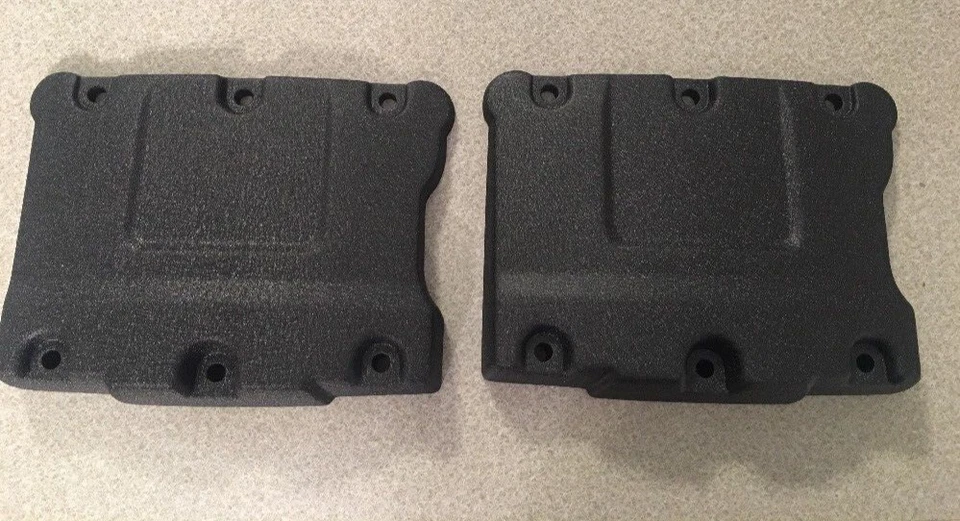 99-16 Harley Davidson Doble Cámara Balancín Caja Cubiertas 17571-99 Negro Arruga Foto 2 de 4