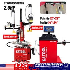 Motooltech KT-T830/KT-B760 Tire Changer & Wheel Balancer Combo Katool Machine