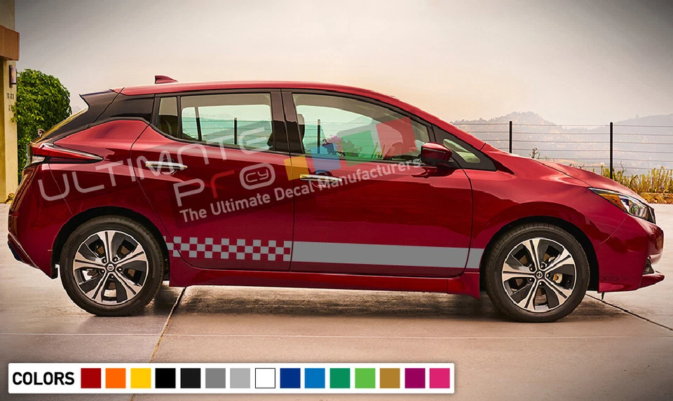 Kit de calcomanías adhesivas a rayas para techo corredizo techo corredizo alfombrilla delantera labio puertas brazo Foto 4 de 4