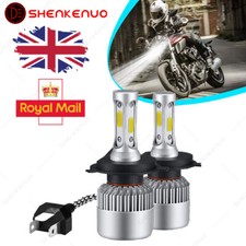 For Yamaha Ybr 125 - H4 9003 LED Headlights Bulbs Super Bright White Upgrade S2
