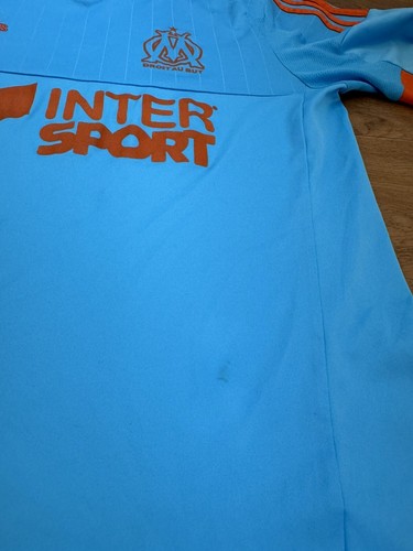 CAMISETA DE FUTBOL OLÍMPICA DE MARSEILLE 2014 2015 TERCERA CAMISETA ADIDAS TALLA S - Imagen 6 de 10