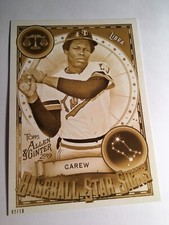2019 Topps Allen & Ginter Baseball Star Signs 5x7 Rod Carew Twins 17 02/10