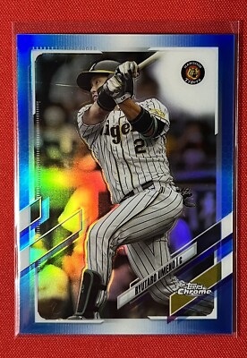 2021 Topps Chrome NPB Ryutaro Umeno Blue Refractor /150
