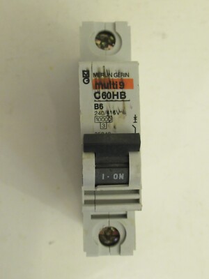 Merlin Gerin MCB 6 AMP einpoliger Schutzschalter Typ B 6A Multi9 C60HB106