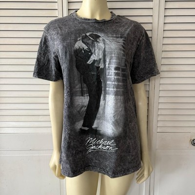 Michael Jackson Men's King Graphic Tee Large Grey