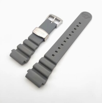 Cinturino Orologio Seiko Nero 22 Mm Silicone SRP777 SRP779