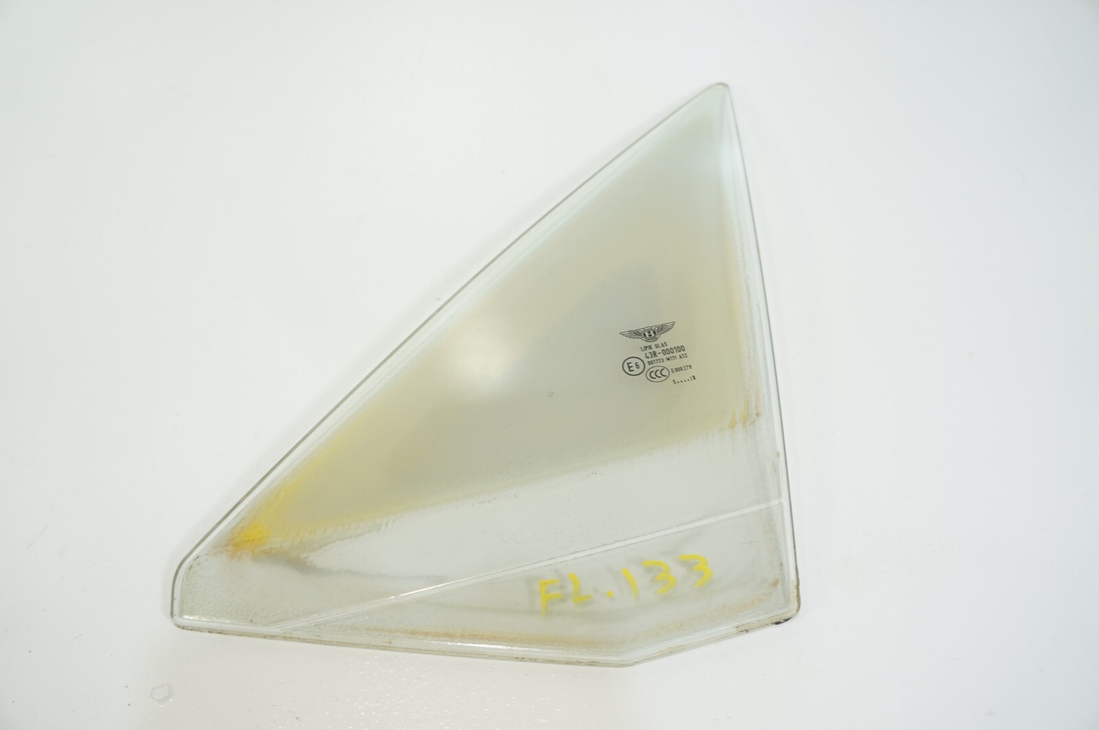 06-12 Bentley Continental Flying Spur Front Left Side Door Window Vent Glass Oem
