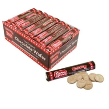Necco Chocolate Wafers Candy 24 Ct Box 2 oz Rolls Bulk Candies Spangler 3 LB