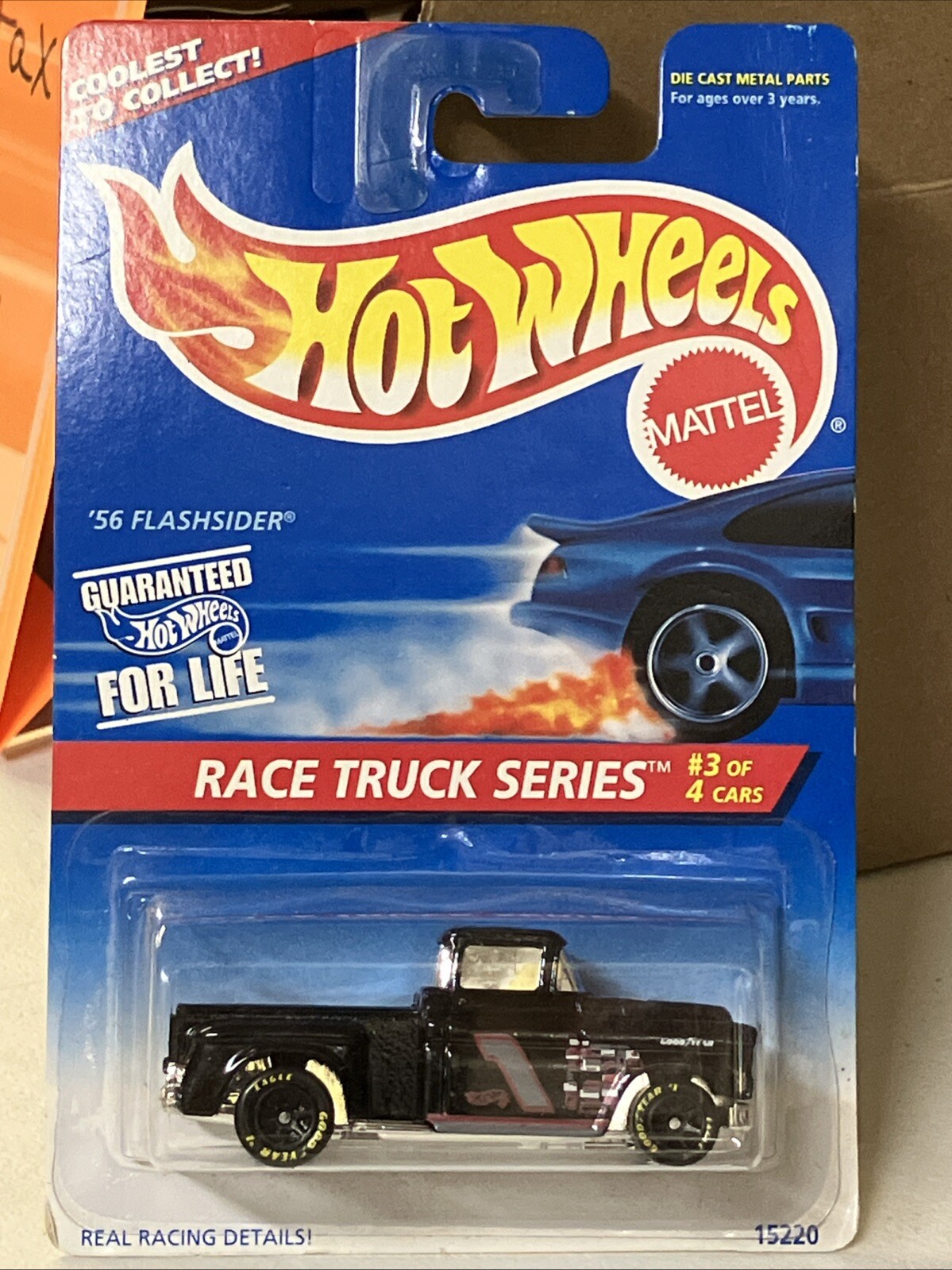 Hot Wheels - '56 Chevy Flashsider Pickup, HW Race Truck Series #3 Of 4 Cars NEW