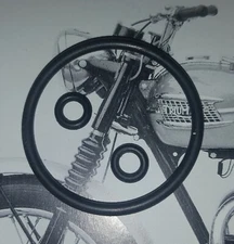 Amal Concentric carburetor O-ring seal set. Flange & mixture screw O rings. USA.