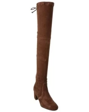 Stuart Weitzman Genna 60 City Suede Over-The-Knee Boot, 4.5