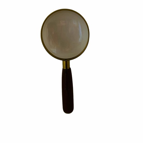 #4422 DONEGAN magnifiying glass brass with wood - 第 1/10 張圖片