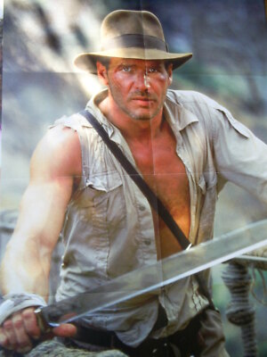 INDIANA JONES  - RIESEN POSTER A1 - 54 cm x 80 cm - HARRISON FORD TOP