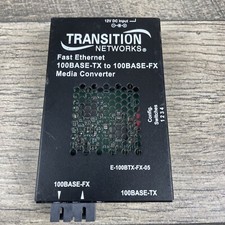 Transition Networks Fast Ethernet Media Converter E-100BTX-FX-05