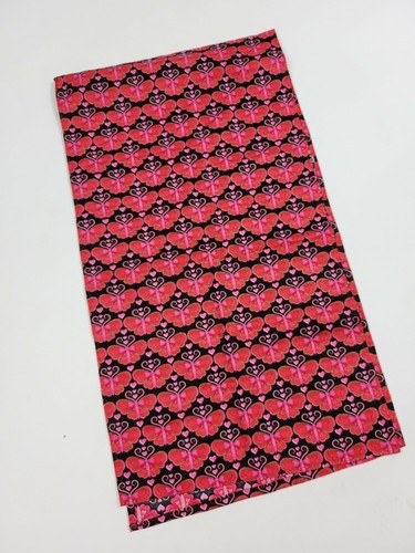 Butterfly Table Runner Red Pink Black Glitter 72" X 19" Decorative Home Decor - Picture 3 of 3
