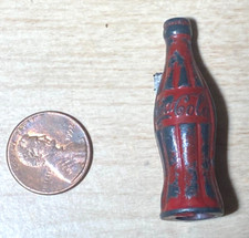 Vintage 1930's Mini Coca Cola rare Pencil Sharpener Die Cast Red Paint