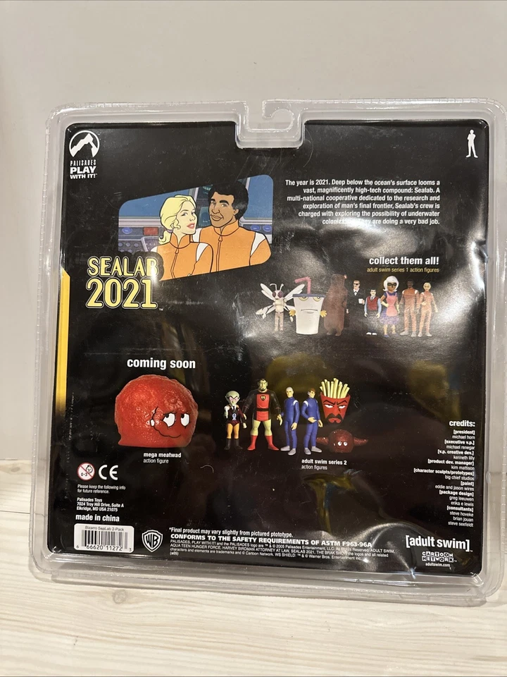 Figura de acción Palisades Adult Swim Sealab 2021 exclusiva BIZARRO DEBBIE & QUINN Foto 2 de 2