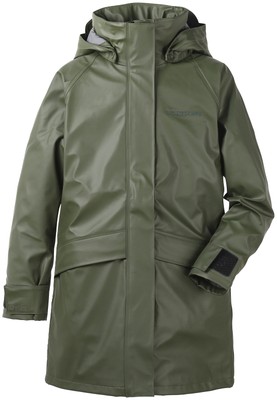 Didriksons Outdoor Jacket Functional Jacket Girl's Youth Parka Dark Green