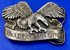 Grey Eagle 1983 20th Anniversary Belt Buckle Limited Edition Pillsbury Marketing
