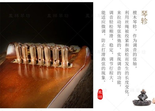 Chinese Guqin Fuxi Style Zhongni Guqin Examination Performance Beginner - Picture 15 of 18