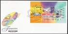 SINGAPORE 1997 Transportation high values mini sheet - FDC.................D9028