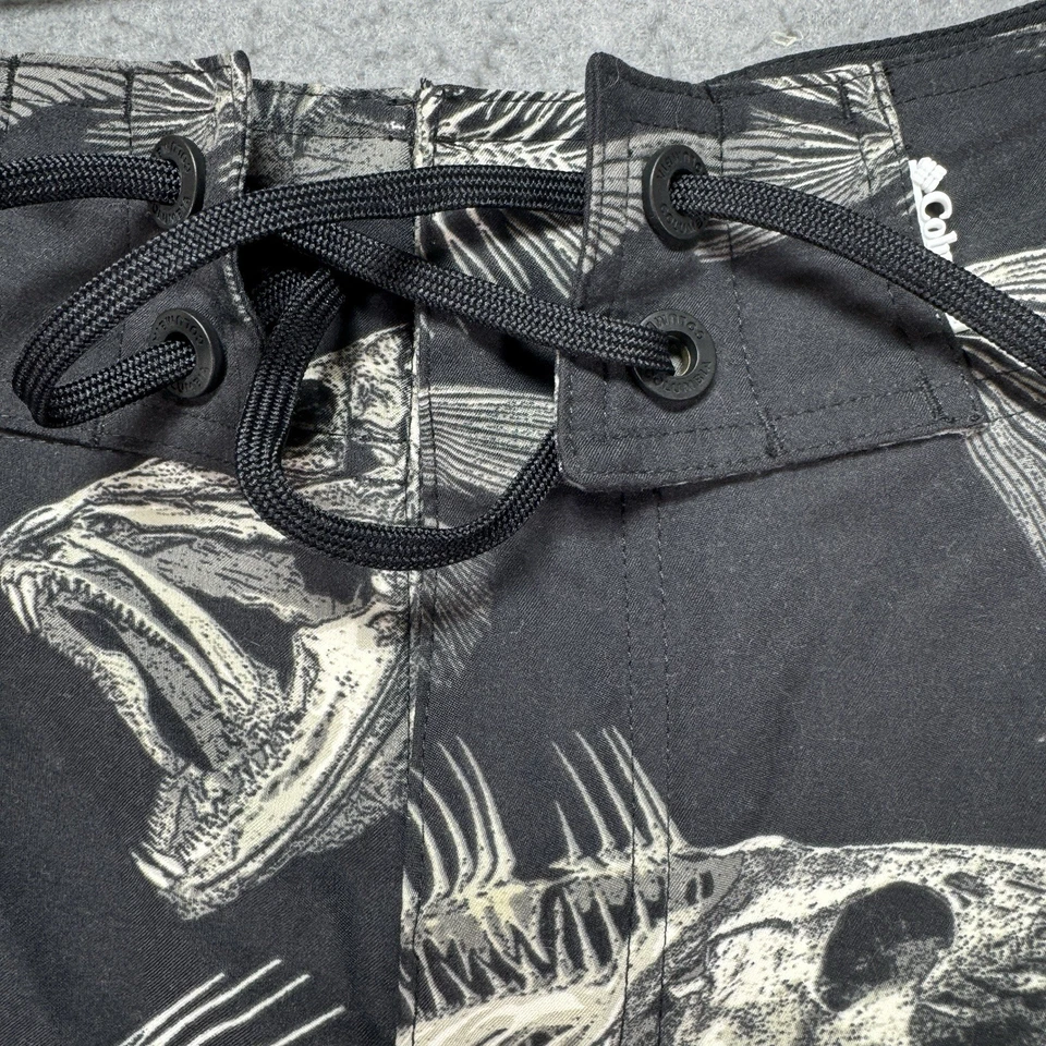 Columbia Board Shorts Adulto 38x11 Negro Blanco PFG Omni Escudo Pesca Surf Foto 4 de 4