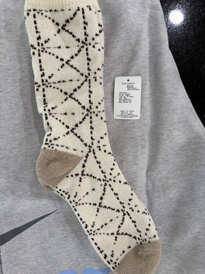 Kapital Sashiko Socks K2512XS570 New, One Size, Kinari
