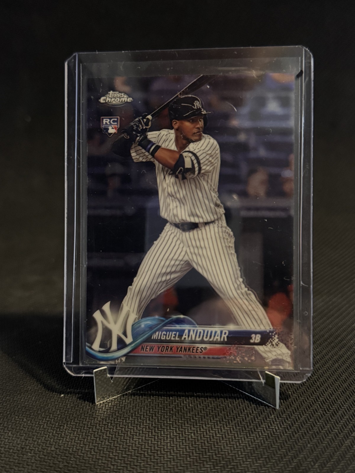 2018 Topps Chrome - Miguel Andujar #14 Prism Refractor (RC)
