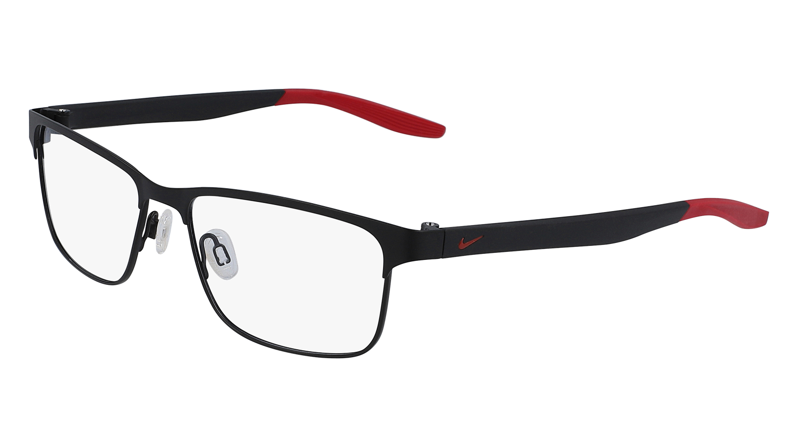 Occhiali da Vista NIKE NIKE 8130 N 073 SATIN BLACK/GYM RED 56/16/140 Uomo