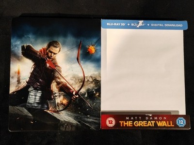 The Great Wall + 3D + HMV Exclusive Limited  Steelbook Edition + Blu-ray