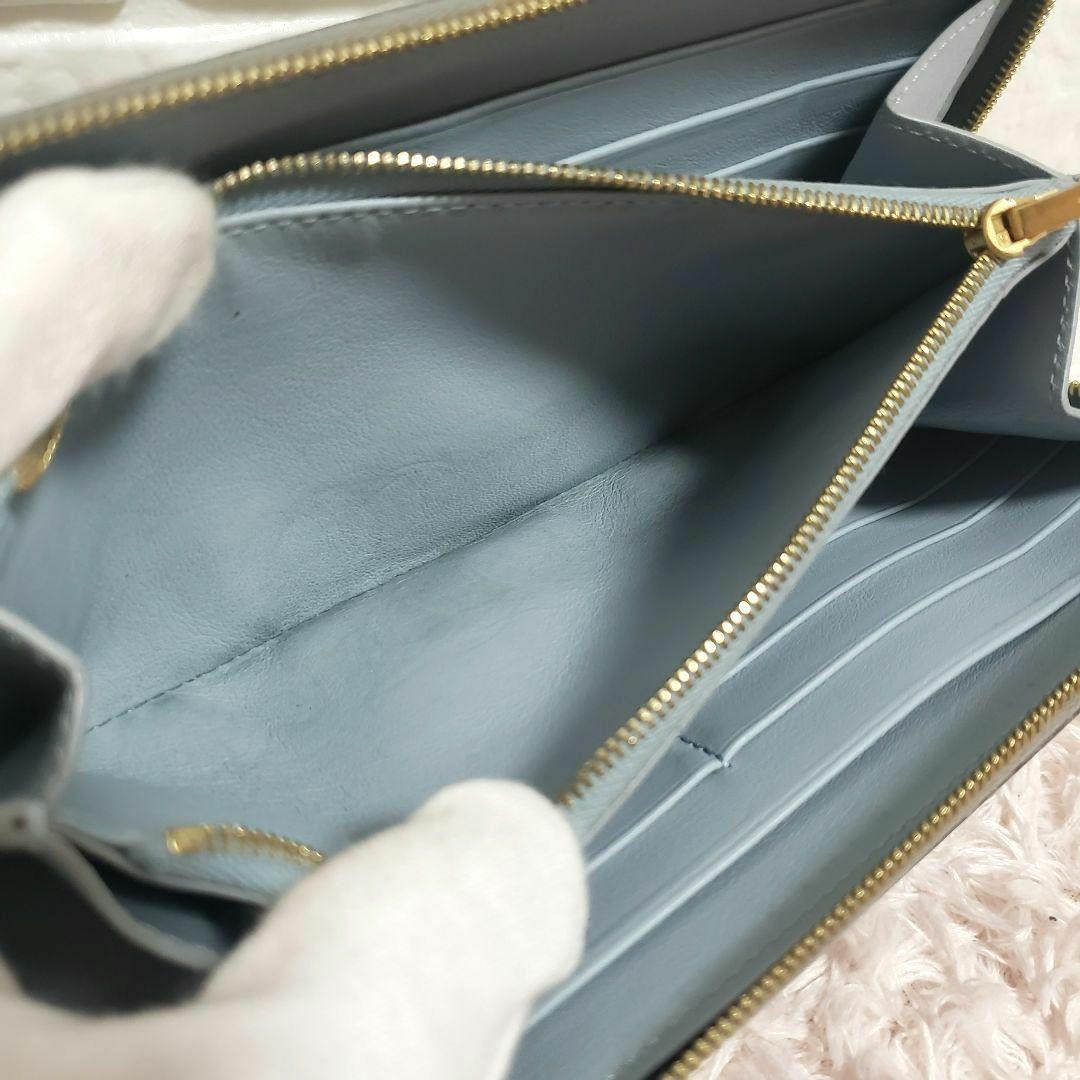 Celine Long Wallet Large Zip Multifunction Gray #… - image 9