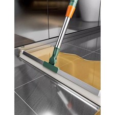 Floor Squeegee Long Handle Broom Perfect for Shower Bathroom Kitchen Wet Room