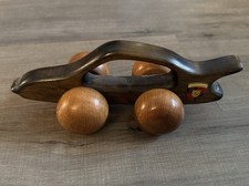 Vintage Handmade Porsche 911 Turbo Wooden Car Massage Roller Wood Vintage Handmade Porsche 911 Turbo Wooden Car Massage Roller Wood