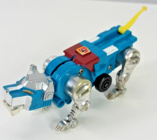 Vintage 1984 LJN  Voltron  Motorized Blue Lion Force Pull Back Figure Wep Macao