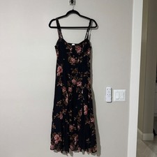 Reformation Katara Midi Dress Ballad Floral Size 8