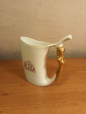 Sammeltasse Leander Garlsbad Plaza Hotel Porzellan   Handgemalt   24 Karat Gold