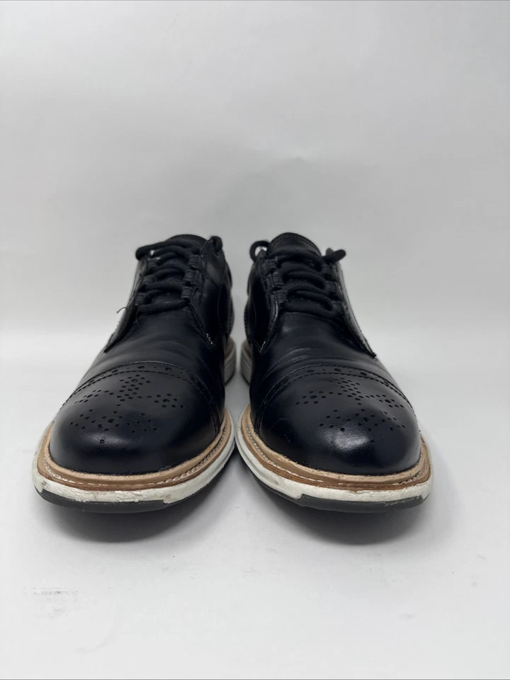 Zapatos de golf Nike Lunar Clayton botines de cuero negro para hombre talla 9 628535-002 Foto 4 de 4