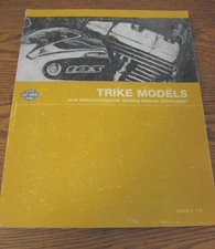 2015 Harley-Davidson TRIKE Service Manual Supplement Free Wheeler FLRT OEM