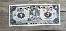 1983 Ecuador Banco Central del Ecuador 5 Sucres Crisp UNC