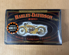 1997 Harley Davidson Playing Cards Two Decks and Tin - New Sealed - Limited
