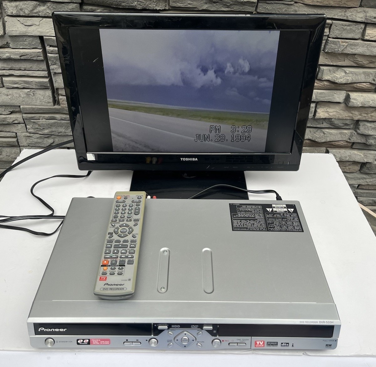 Pioneer DVR-533H-S DVD Recorder 80GB Hard Drive W/Remote Works | eBay