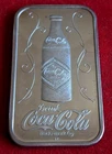 New Listing75th Anniversary of Coca Cola  | .999 Silver 1 oz Art Bar | Ingot | Proof -like