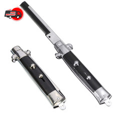 9" Stainless Steel Switch-Blade Folding Pocket Comb 1-Unit