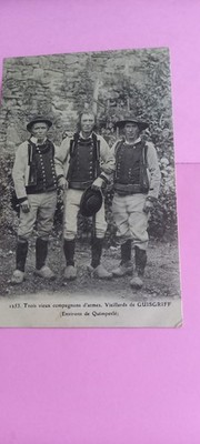 56 CPA GUISGRIFF DREI ALTE WAFFENGEFÄHRTEN
