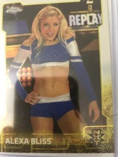 2015 TOPPS CHROME ALEXA BLISS WWE