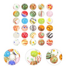  30 Pcs Billes En Verre Boules De Décoratives Décoration Maison Marbre